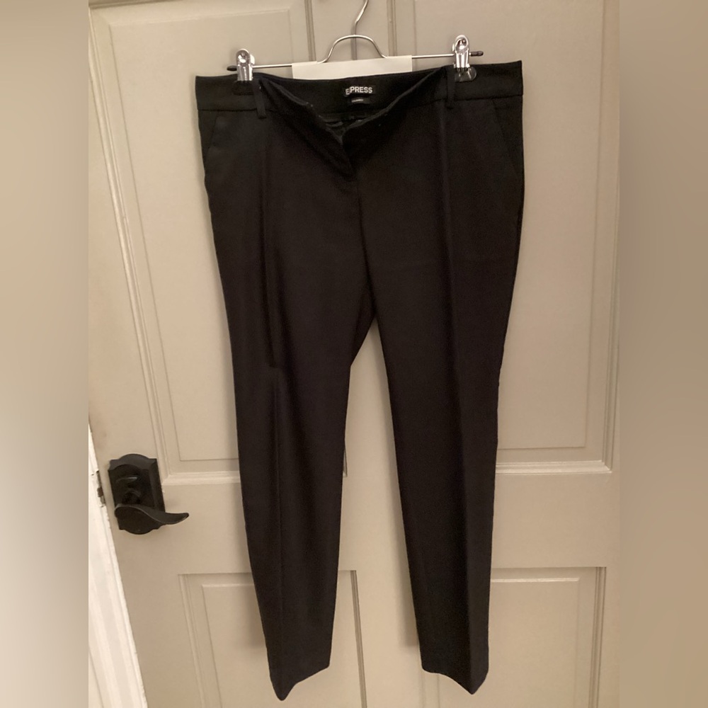 Express Elegant Black Ankle Trousers